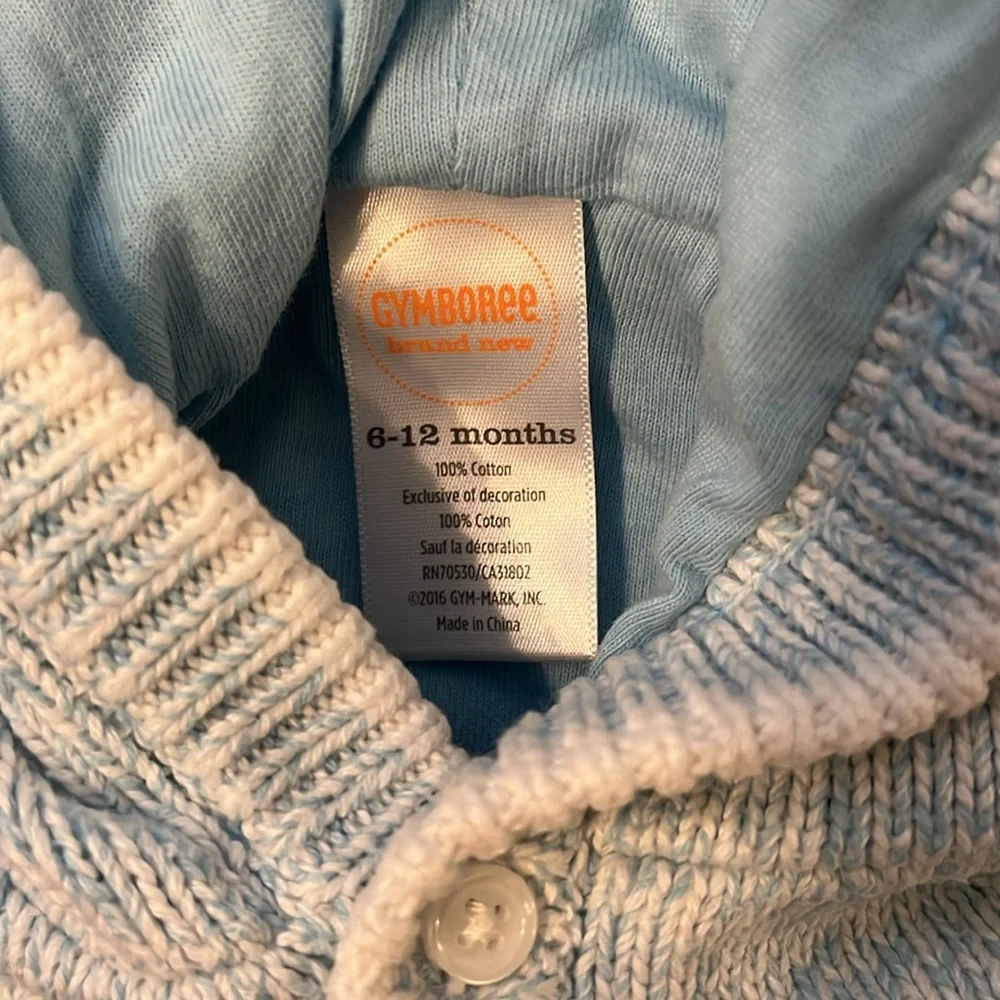 3 Piece Baby Gymboree Hooded Sweater Lot